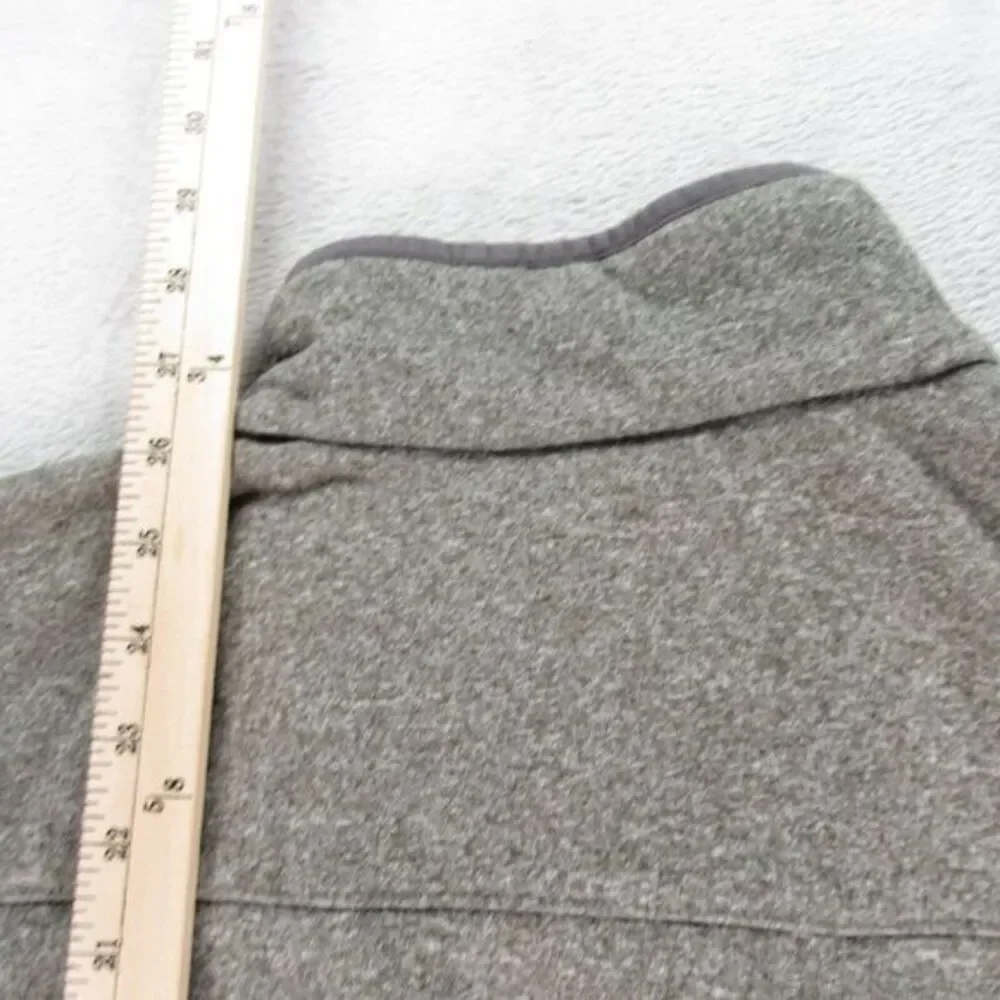 Columbia Sweater Mens Large Gray Zip Pocket 1/2 Zip Fleece Pullover Outdoor Golf